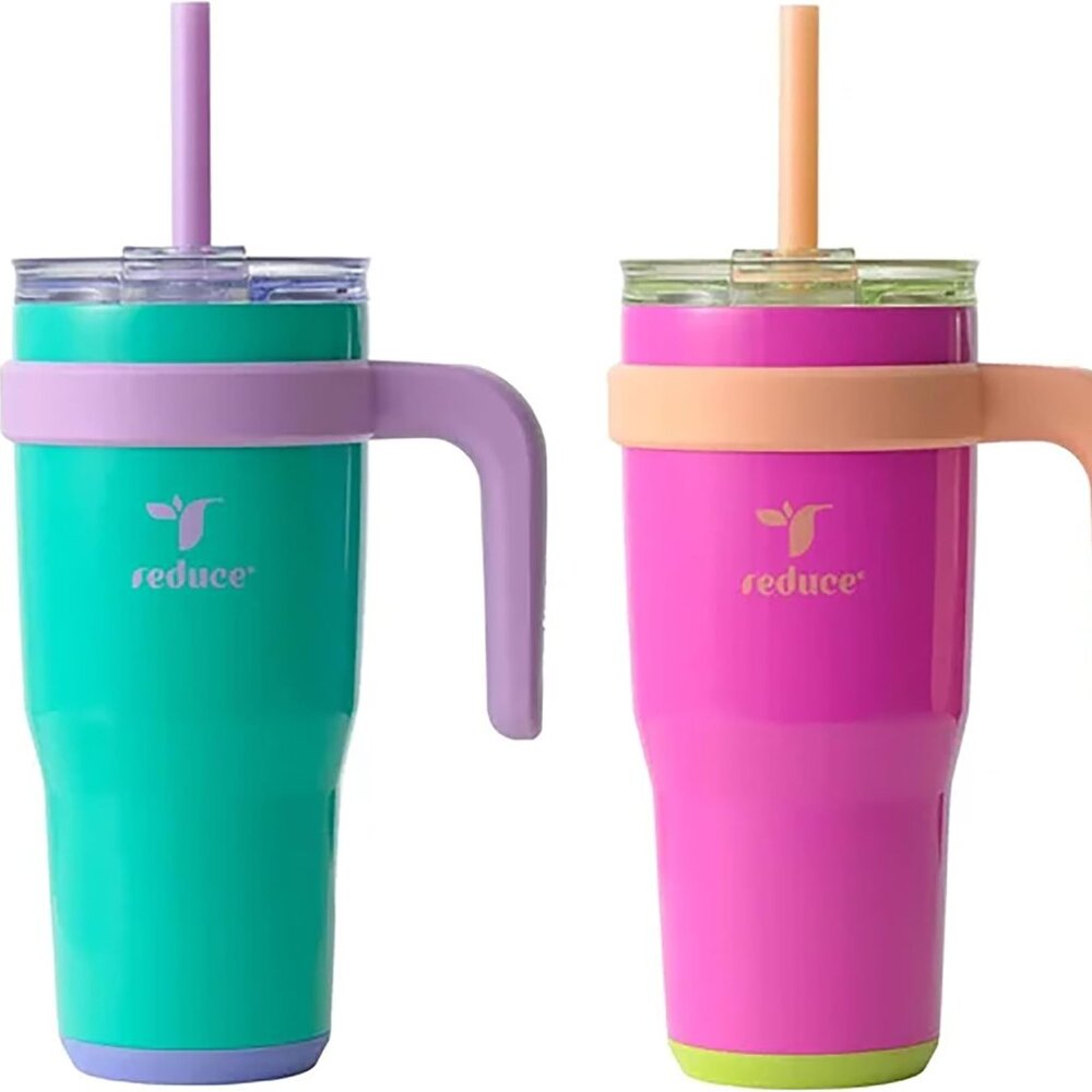 REDUCE 24 oz. Cold1 Tumbler, 2-Pack (Sharp pink and Teal)
